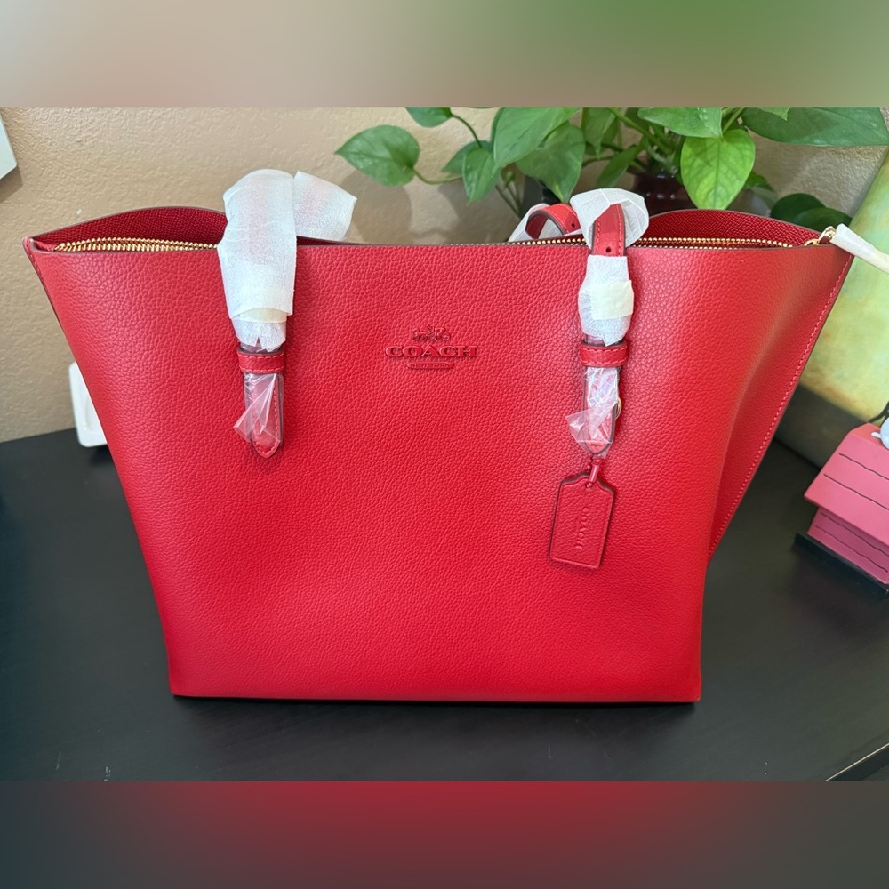 Red Coach Mollie Tote!